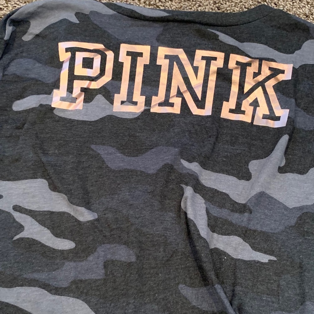 Camo PINK L/S tee